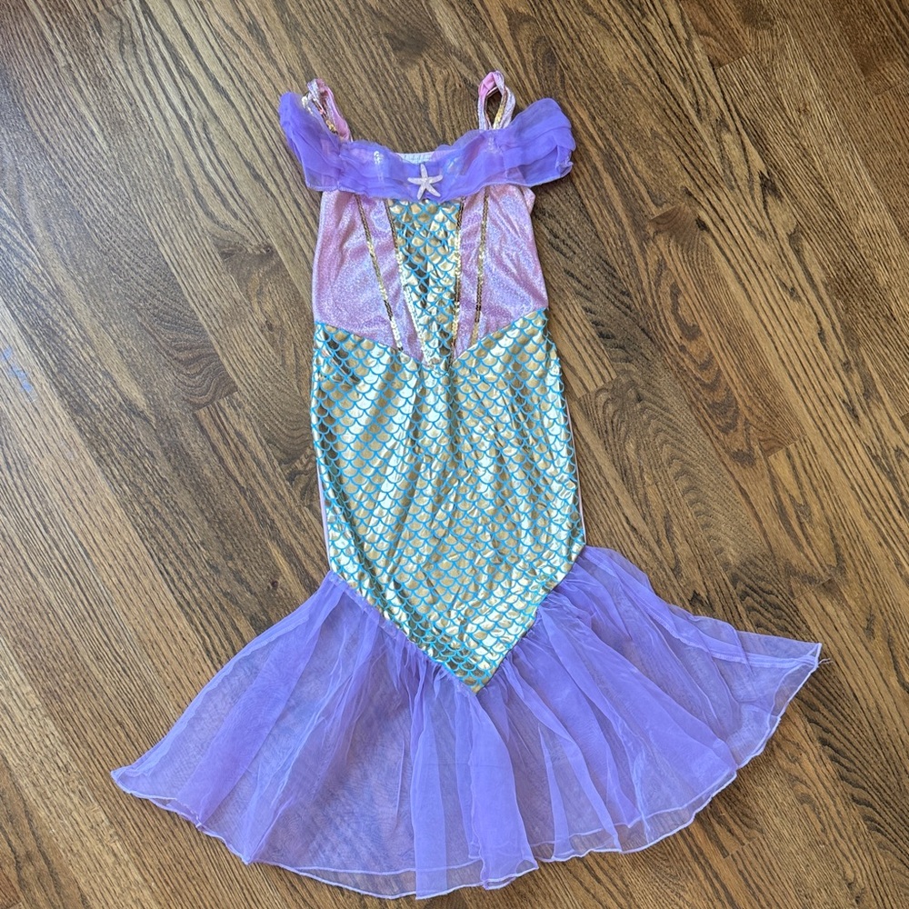 Purple and pink Mermaid Kids Costume Ariel size S 4-6 kids